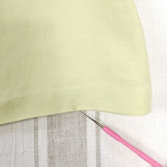 Y2K Skirt Womens 8 Vintage Pistachio Green Linen Blend Short Miniskirt Clueless - Picture 5 of 8